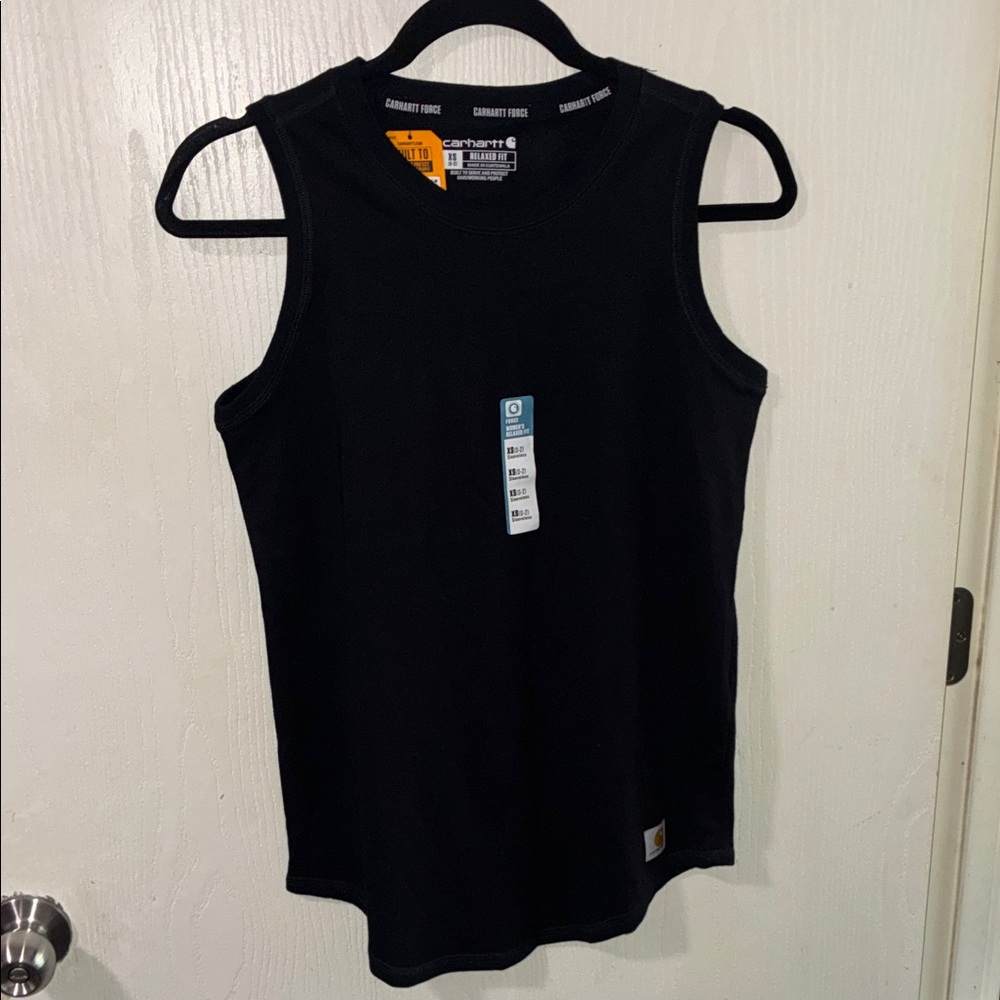 Carhartt Women’s Black Sleeveless Ribbed Tank
